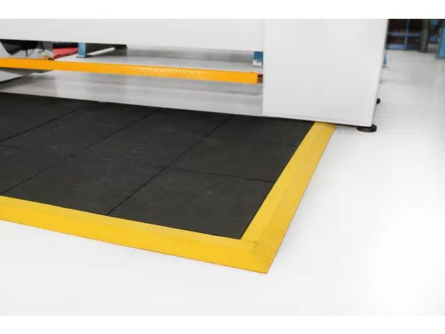 revêtement de sol industriel,système modulaire,Lxl 900x900mm,NBR,noi