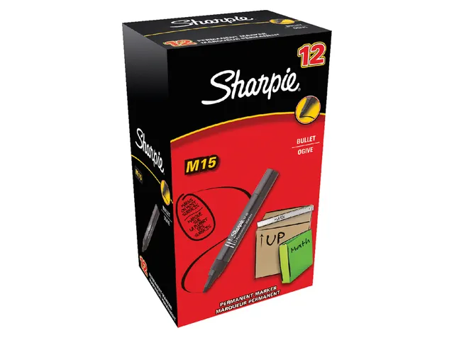 Marqueur Sharpie M15 pointe ogive 1,8mm Noir