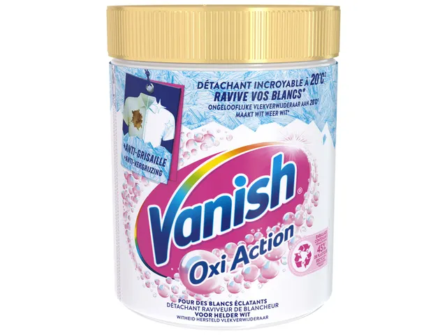 Wasbooster Vanish Oxi Action Whitening poeder 940g