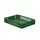 Euronorm-stapelbak 7l 75x400x300mm Wanden/bodem Opengewerkt Groen