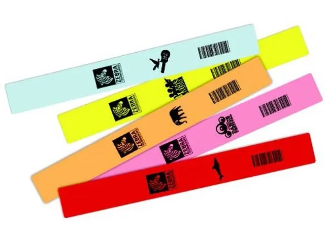 Zebra Z-Band Fun (10012713-4K) groen 25mmx254mm (6x350 Stuks)