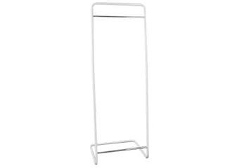 Kledingrek Frame Wit Verchroomd - 1