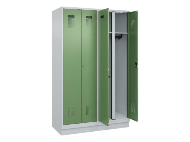 locker voor scheiding van kleding,HxBxD 1950x1200x500mm,4vak