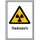 waarschuwings-combibord,v. binnen/buiten,Radioactief,aluminium gemerkt