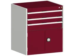 ladekast,HxBxD 900x800x750mm,3lade(n),m. lade voor normale belastingen