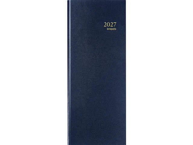 Agenda 2027 Brepols Saturnus Lima 1dag/1pagina blauw