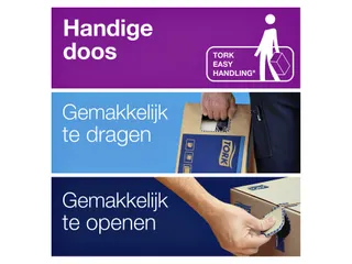 Tork 290163 Handdoek Singlefold H3 Z-vouw Advanced Wit 15x250 vel - 8