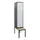 locker met bank,HxBxD 1950x400x815mm,1vak,vak B 400mm,cil.-slot