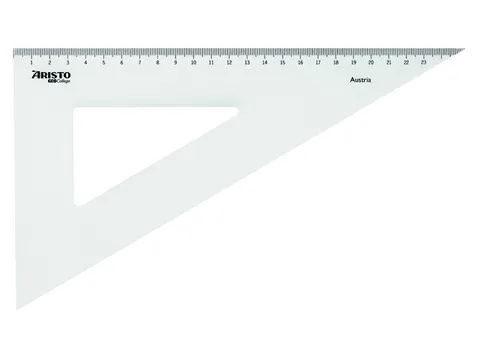 Tekendriehoek Aristo 25cm 60°/30° GeoCollege