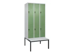 Dubbeldekse dekenkist,HxBxD 2120x900x815mm,3x2vak.,vak B 300mm