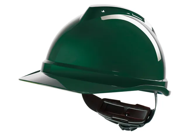 MSA V-Gard 500 ongeventileerde veiligheidshelm met Fas-Trac III binnen