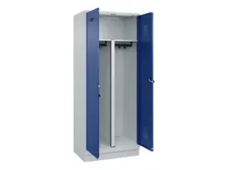 PBM-locker,HxBxD 1950x800x500mm,2vak,vak B 400mm,draaigrendel
