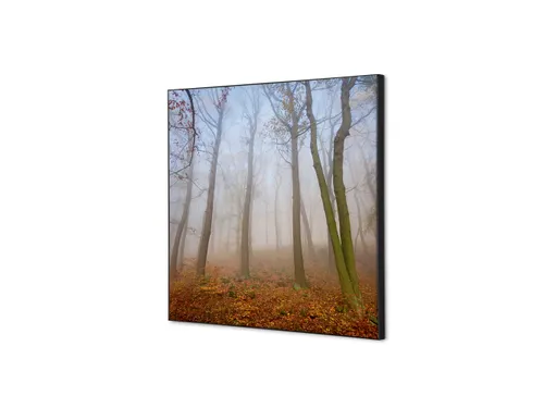 Wanddecoratie Textiel Set 40x40cm Herfst Mist