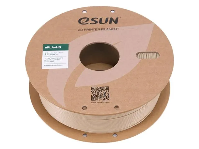eSUN 3D printer Filament ePLA+HS 1,75mm Ivoor Wit 1kg
