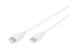 USB 2.0 verlengkabel type A M/F 1,8m USB 2.0-compatibel Zwart