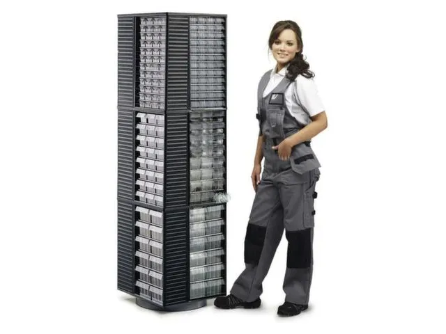 colonnes rotatives,HxlxP 1730x500x500mm,p. 12blocs tiroirs,P. 180mm