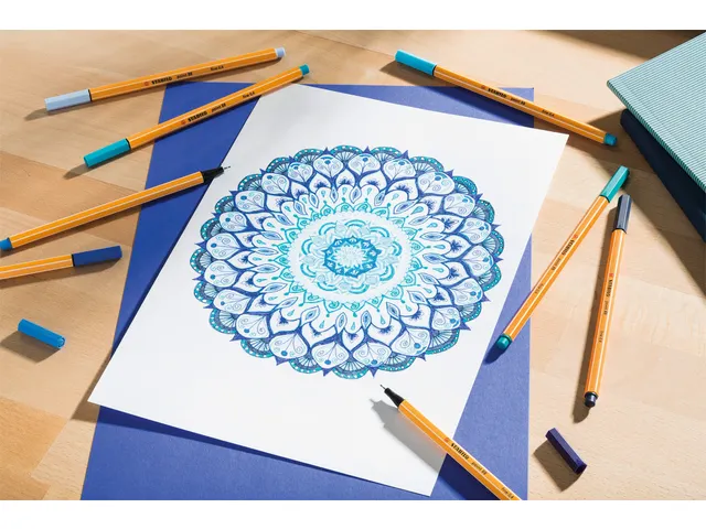 Fineliner STABILO point 88/66 fijn khaki