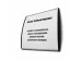 OUTLET Deurbord A3 Curved Aluminium Zwart