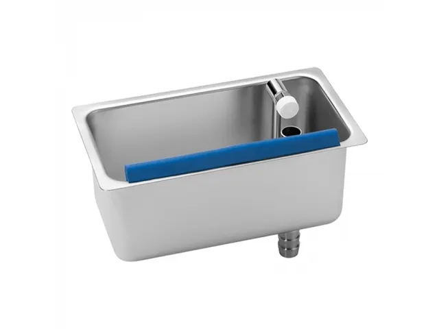 Stöckel IJslepelspoeler inbouw RVS met kraan en overloop