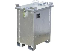lithium-ion opslagcontainer,30l,HxBxD 750x400x600mm,vuurverzinkt
