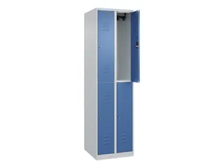dubbeldekse locker,HxBxD 1850x500x500mm,2x2vak.,vak B 250mm - 2