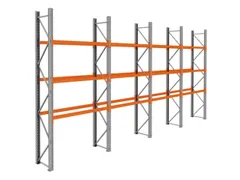 palletstelling,basis+3xaanbouw,HxBxD 3990x7800x750mm,vakl. 3000kg