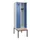 locker met bank,HxBxD 2120x600x815mm,2vak,vak B 300mm,cilinderslot