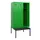 locker met bank,HxBxD 1950x900x815mm,3vak,vak B 300mm,cilinderslot
