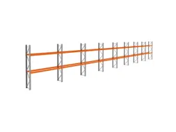 palletstelling,basis+7xaanbouw,HxBxD 3360x22500x750mm,vakl. 3000kg