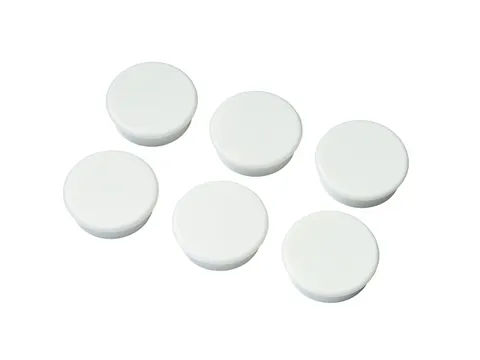 Magneten Millex 25mm wit set a 6 st.