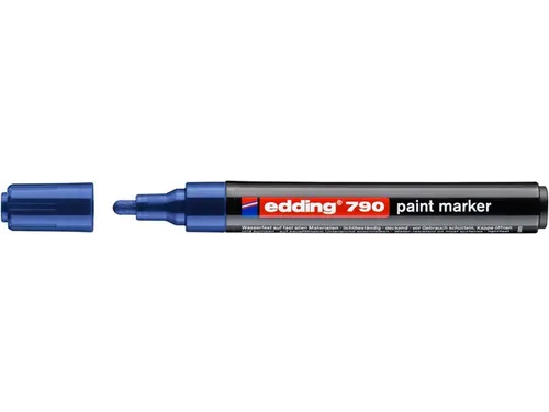 Paintmarker edding 790 op alcoholbasis 2-3mm blauw
