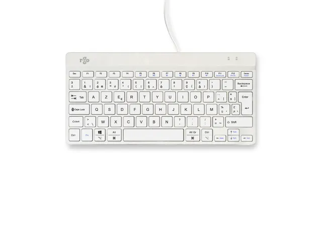 Compact Break ergonomisch toetsenbord Azerty BE Wit bedraad