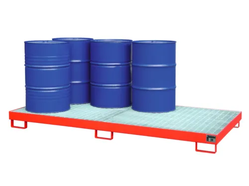 Systeem-Opvangbak Rood 8x 200l 246l 210x 2650x1300mm Rooster