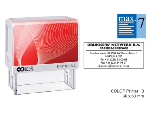 Tekststempel Colop Printer 50 personaliseerbaar