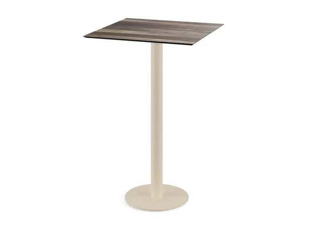 statafel,HxBxD 1090x700x700mm,rechthoekig,schotelvoet zandkleuren