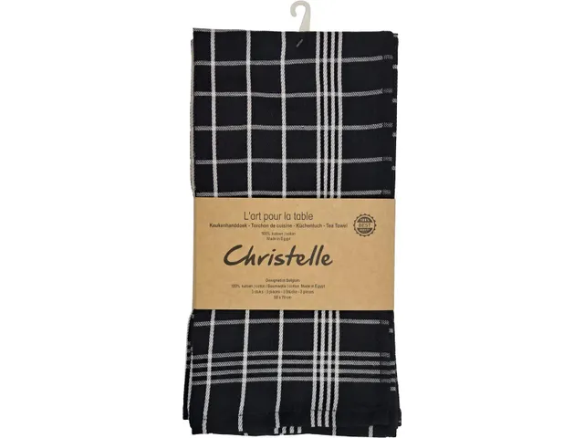 Keukenhanddoeken 100% Coton Made In Egypt 50X70Cm Zwart