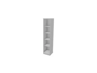 kantoorstelling,HxBxD 1895x400x445mm,MP-lichtgrijs - 1