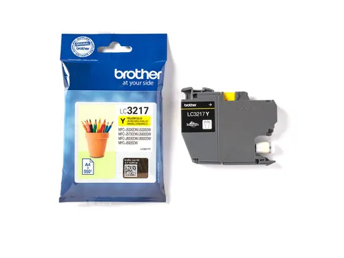 Inktcartridge Brother LC-3217Y geel