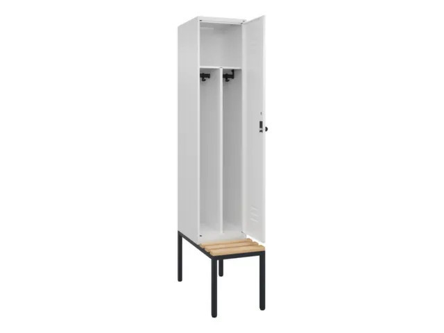 locker voor scheiding van kleding,HxBxD 2120x400x815mm,1vak
