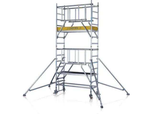 échafaudage roulant,H de travail 10,5m,échafaudage H 9,65m