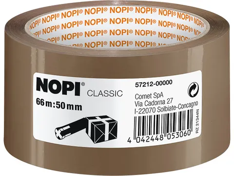 Nopi Classic Verpakkingstape 66mx50mm Bruin