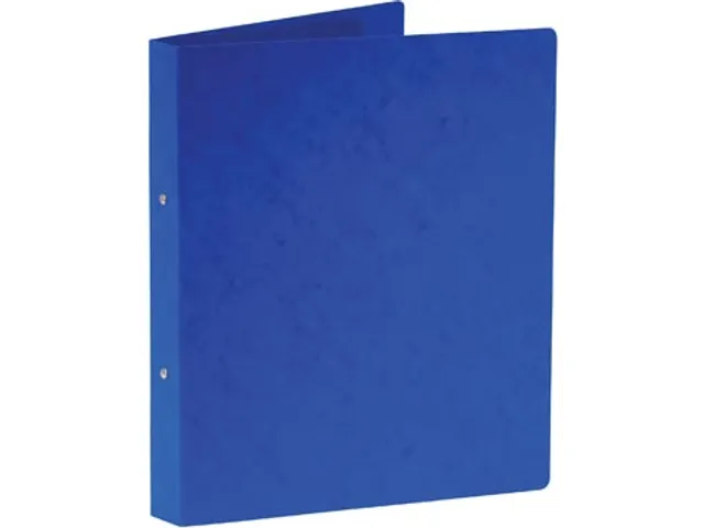 Ringmap A4 Uit Glanskarton 2 Rings O-mech 25mm Blauw