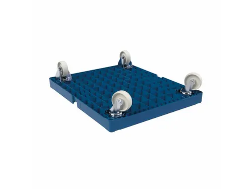 laadbord,draagverm. 500kg,LxB 682x815mm,kunststof,gentiaanblauw