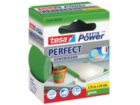 Plakband Tesa textiel 38mmx2.75m groen