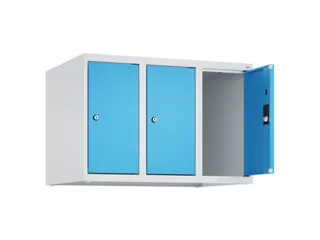 opzetkast,v. locker,3vak.,vak B 250mm,HxBxD 500x750x500mm,vleugeldeur - 2