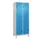 Z-garderobekast,HxBxD 1950x800x500mm,vak B 200/400mm,draaigrendel