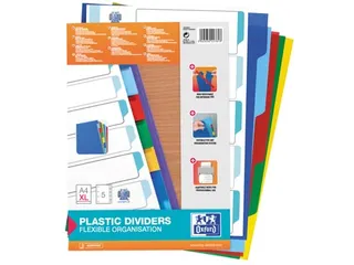 tabbladen A4 XL PP 11-gaatsperforatie onbedrukt - 1