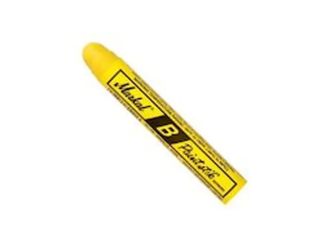 Verfmarker B geel, ds a 12 st van 12 stuk