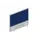 baliepaneel,v. bureau,aanbouw links,B 600mm,MP-lichtgrijs,BN6016-blauw