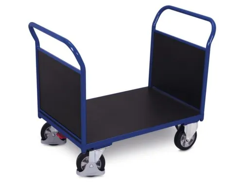 Platformwagen 1000kg Laadvlak Lxb 1025x700mm 2 Kopwanden Ral 5010